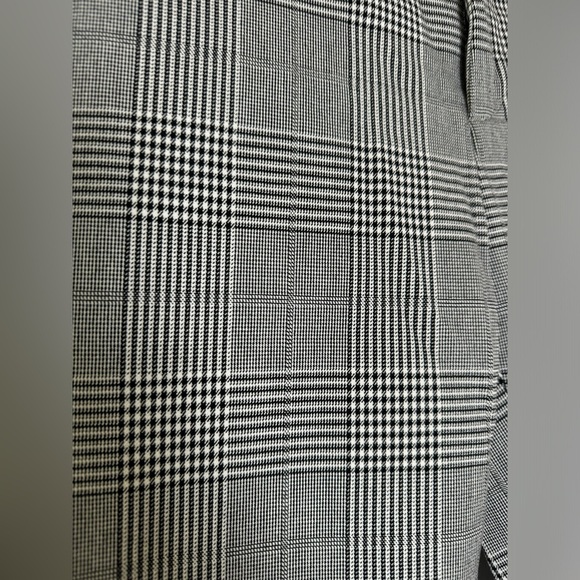 Banana Republic Women's Mid- Rose Sloan Black and White Plaid Pants Size 0R NWT - Picture 10 of 16